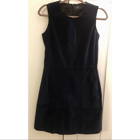 NEW Gap Velvet Shift Dress with Pockets - Picture 3 of 5